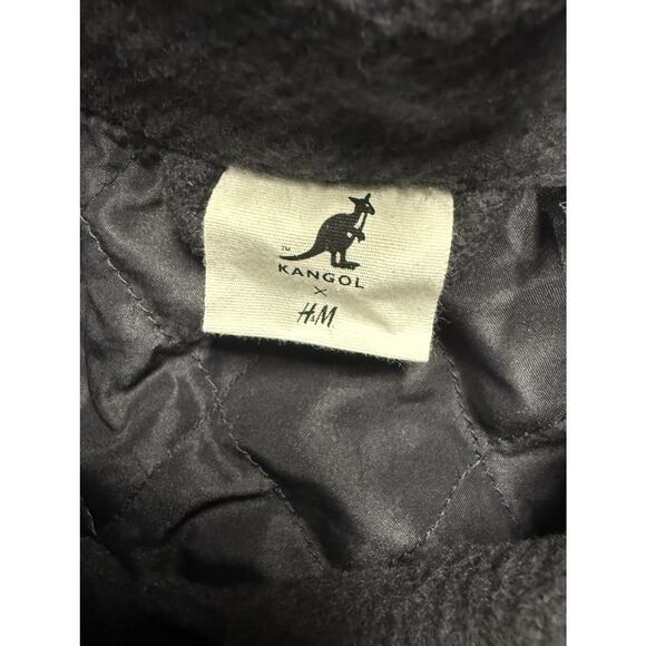 Kangol X H&M Mens Oversized Coat Jacket Size Small Color Gray - Picture 5 of 14